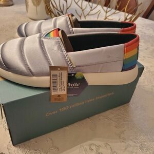 Rainbow Slip-On Shoes